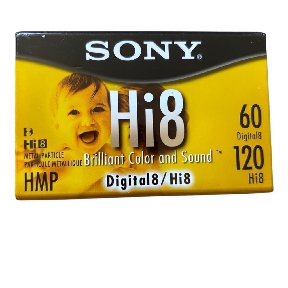 Sony Digital8/Hi8 P6-120HMPL Blank Video Tape